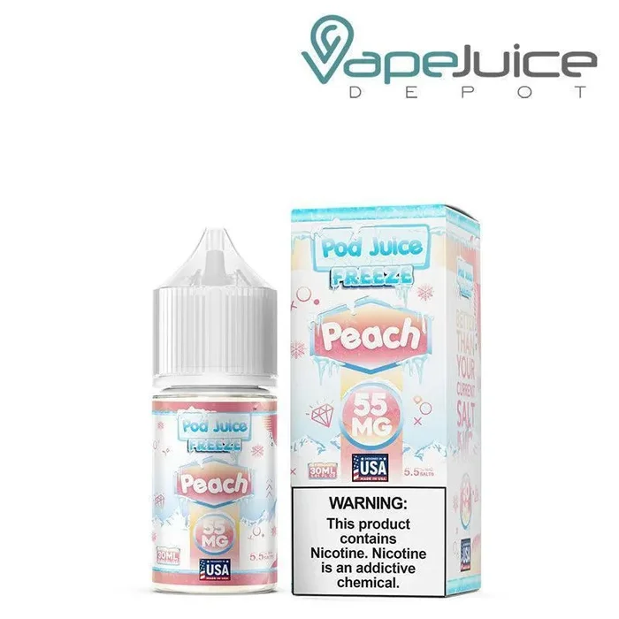 Peach Freeze – POD Juice Synthetic Salt 30mL