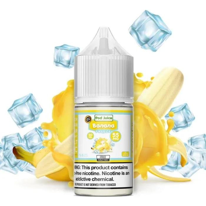Pod Juice Salts Banana Freeze Nic Salt Vape Juice 30ml – VAPE HK SHOP | WHOLESALE