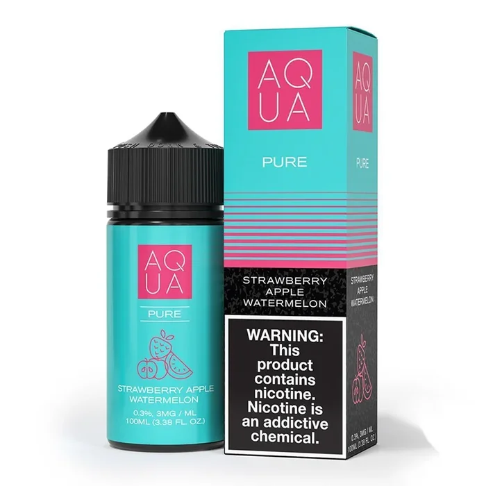 Pure (Strawberry Apple Watermelon) – Aqua E-Liquid 100mL
