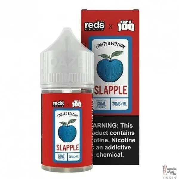 Slapple – 7 Daze Reds x Keep It 100 Salt 30mL