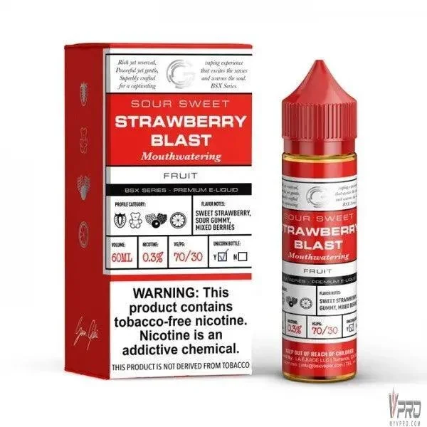Strawberry Blast – BSX Series Glas Vapor 60mL
