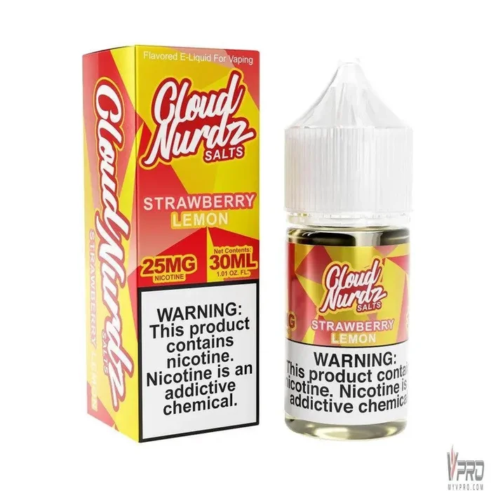 Strawberry Lemon – Cloud Nurdz Salts 30mL