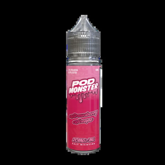 Strawberry Scoops – Pod Monster Synthetic Salt 60mL