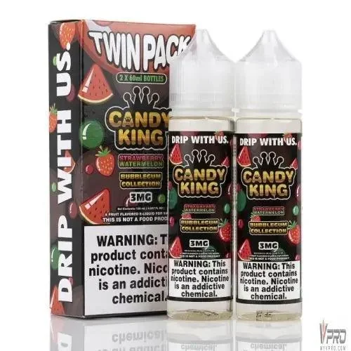 Strawberry Watermelon – Candy King Bubblegum Collection 120mL