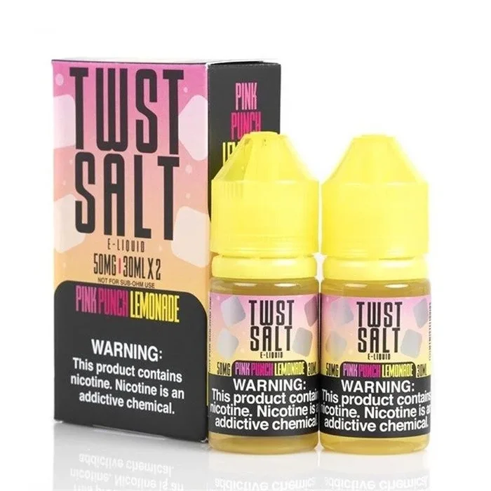 Twist Salt Pink Punch Lemonade 60ml Nic Salt E-Juice | Zesty Lemon & Red Berry Blend – VAPE HK SHOP | WHOLESALE