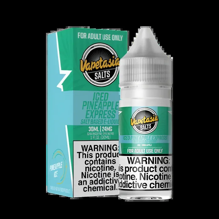 VapeTasia Iced Salt Nicotine | 24 ~ 48 Mg Nic in 8 Flavors