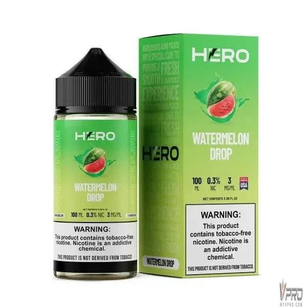 Watermelon Drop – Hero E-liquid 100mL