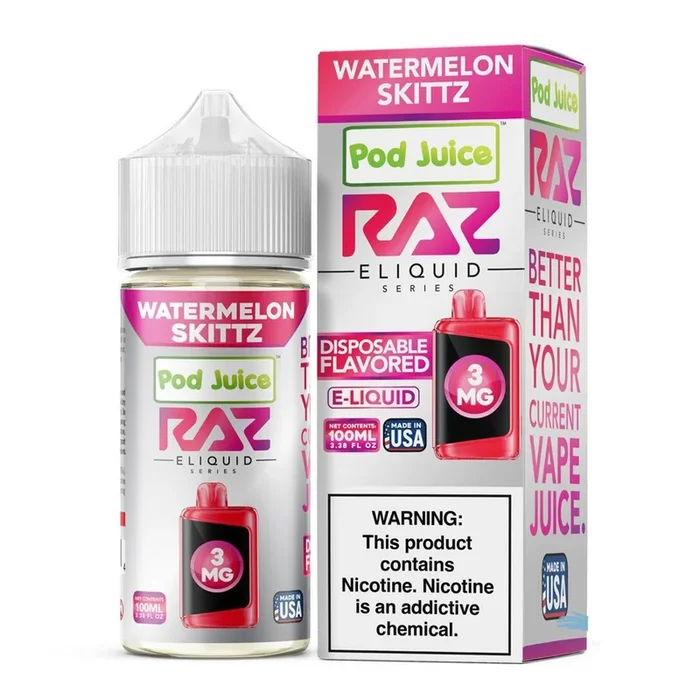 Watermelon Skittz – POD Juice x RAZ 100mL
