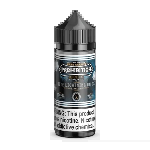 White Lightning on Ice – Prohibition Juice Co. 100mL