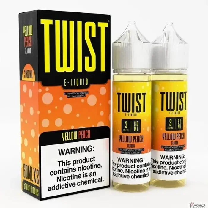 Yellow Peach – Twist E-liquid 120mL
