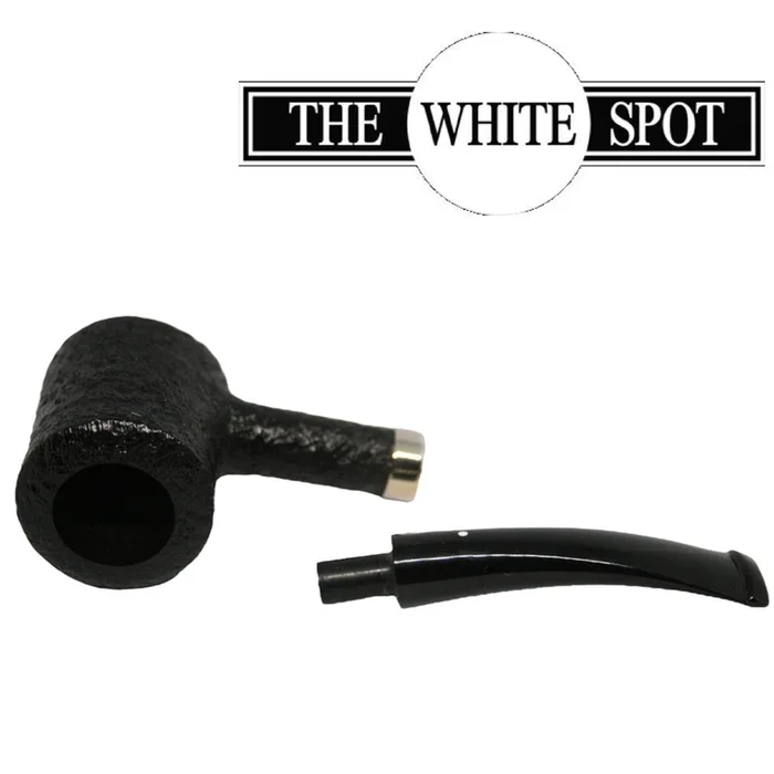 Alfred Dunhill – Shell Briar – Group 4 – Quaint Silver band – White Spot Pipe