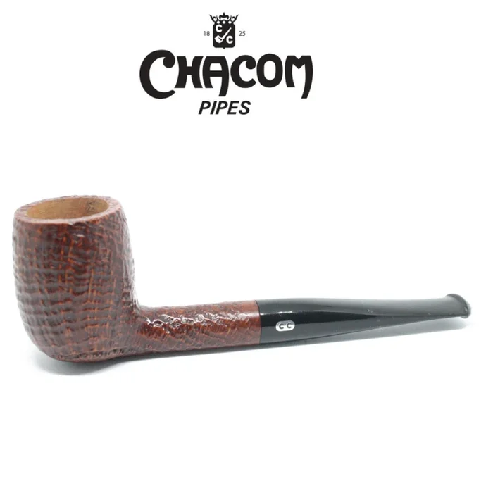 Chacom – Selected Straight Grain – Sandblast X – Billiard 9mm Filter Pipe
