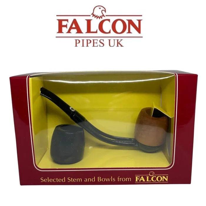 Falcon – Bent Hunter Stem & Bowl Set – Billiard Hunter & Billiard Bowl