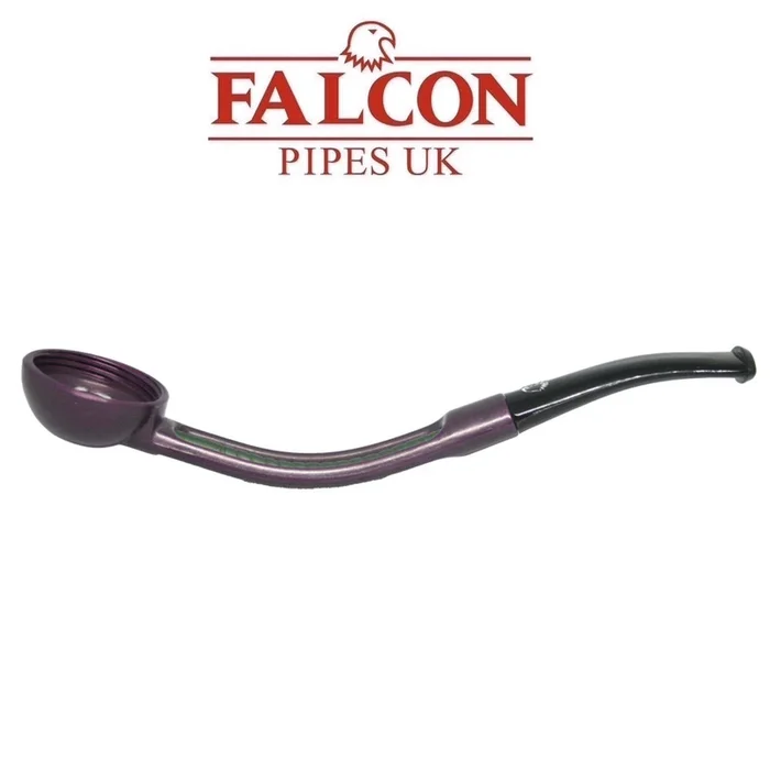 Falcon – Classic Coloured Stem – Purple / Green – Bent