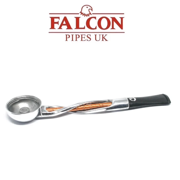 Falcon – Shillelagh (Polished/Orange with Black Stem)