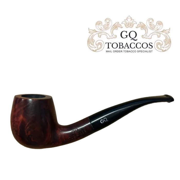 GQ Tobaccos – Auburn Briar – Bent Billiard Pipe