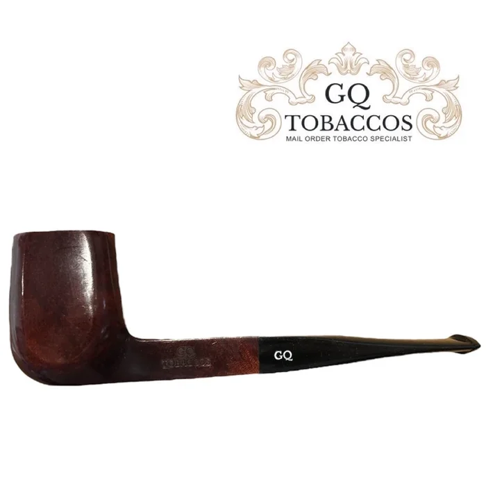 GQ Tobaccos – Auburn Briar – Panelled Straight Pipe