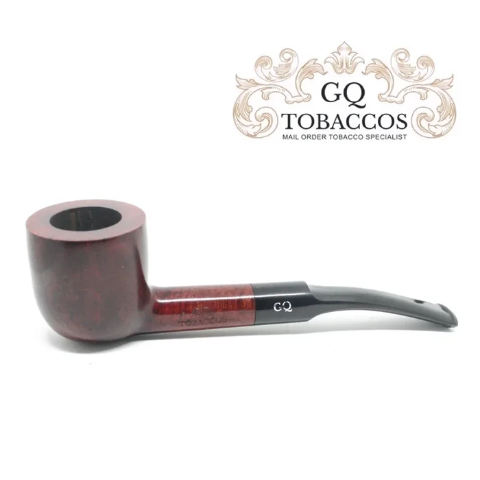 GQ Tobaccos – Auburn Briar – Semi Bent Pot Pipe