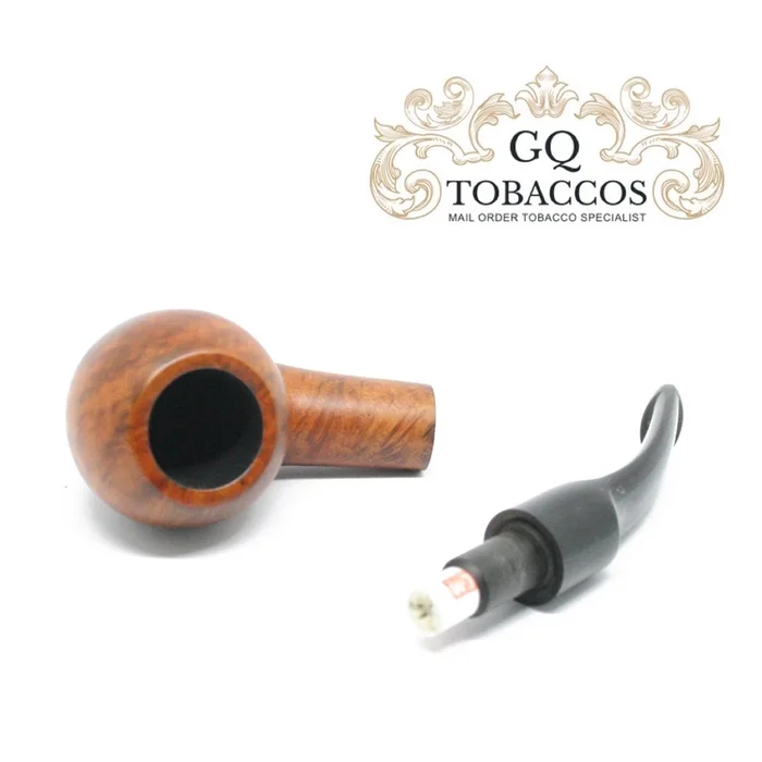 GQ Tobaccos – Caramel Briar – Matt Egg – 9mm Filter Pipe
