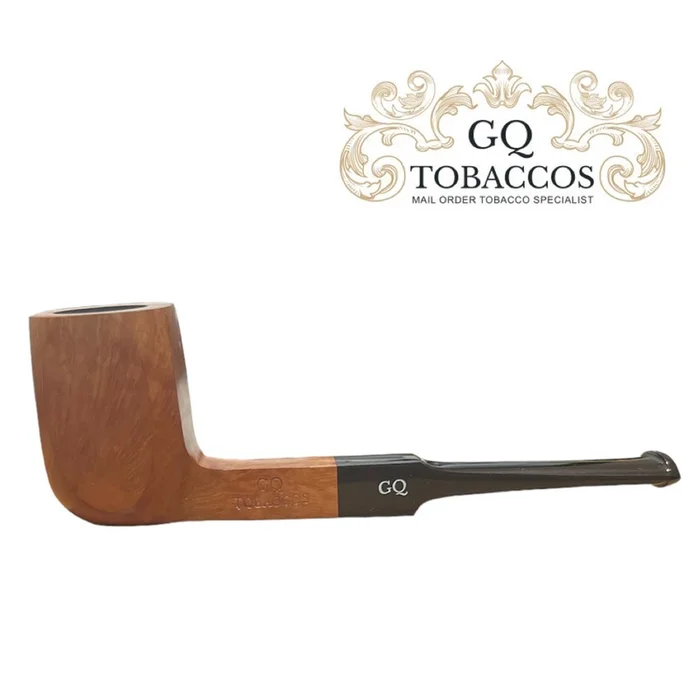 GQ Tobaccos – Cognac Briar – Panelled Straight Pipe