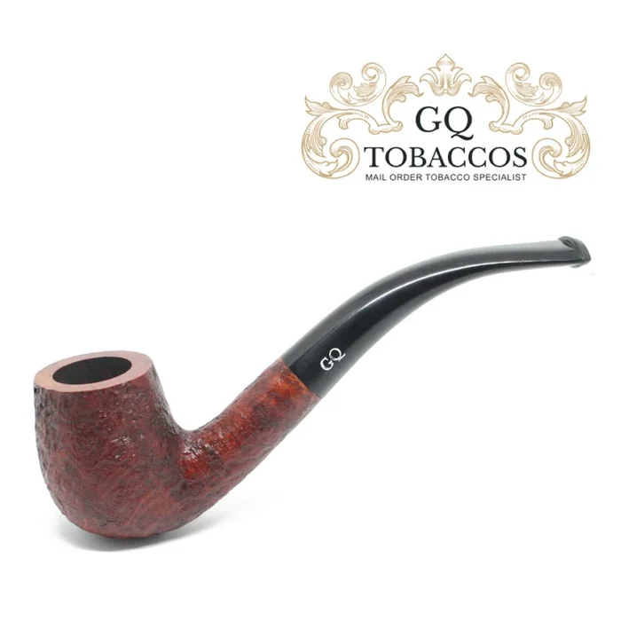 GQ Tobaccos – Merlot Briar – Bent Billiard Pipe (1)