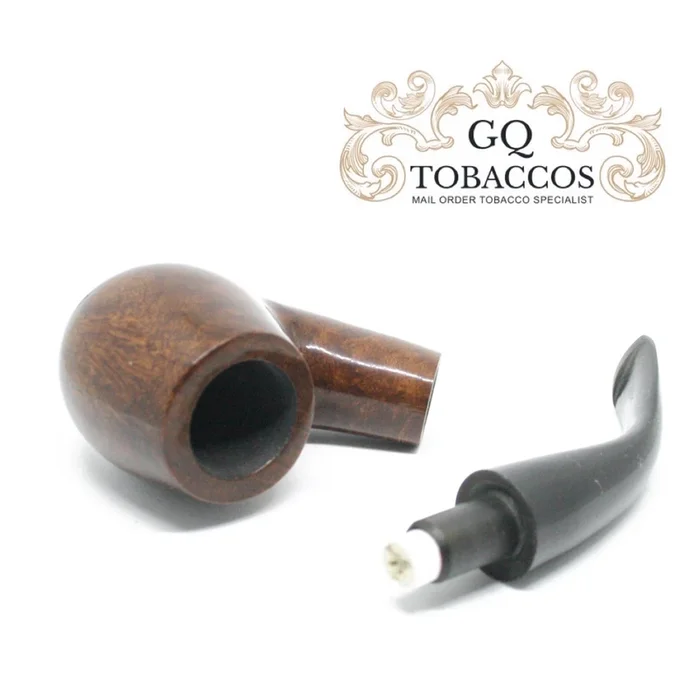 GQ Tobaccos – Mocha Briar – Bent Billiard – 9mm Filter Pipe