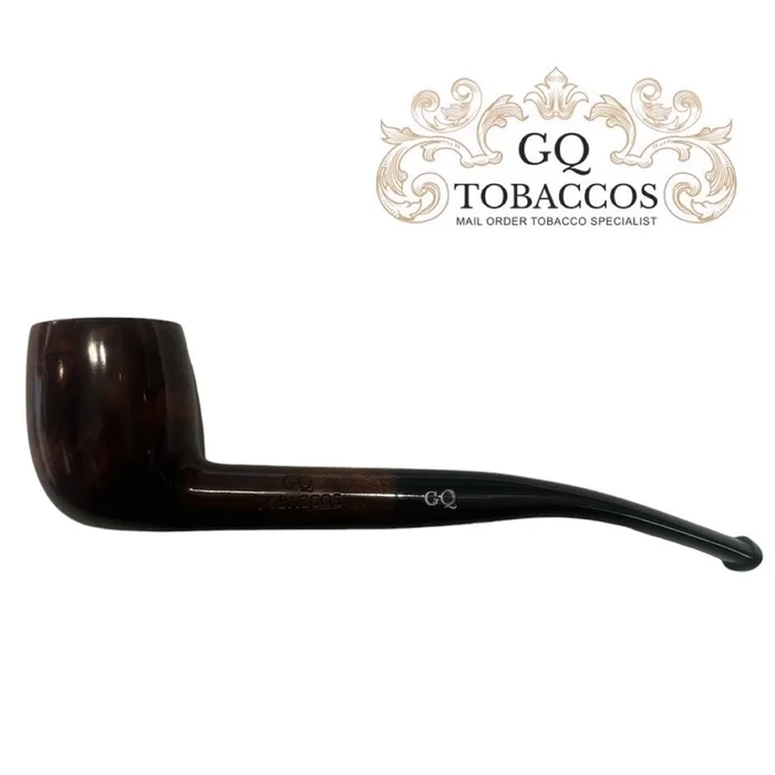 GQ Tobaccos – Truffle Briar – Semi Bent Billiard Pipe