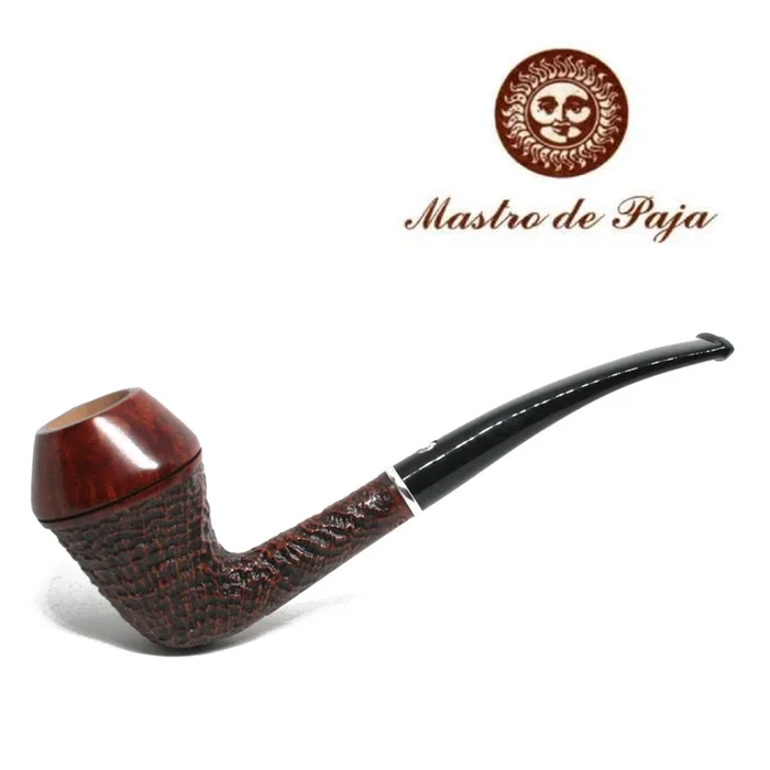 Mastro de Paja – Rustic Tall Bulldog Pipe – 1B