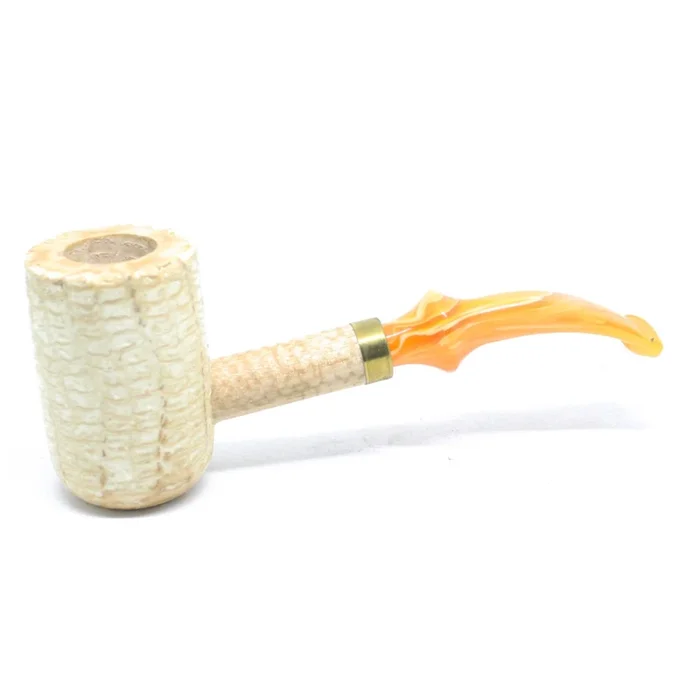 Missouri Meerschaum – Pot O Gold – Corn Cob Pipe (Bent)