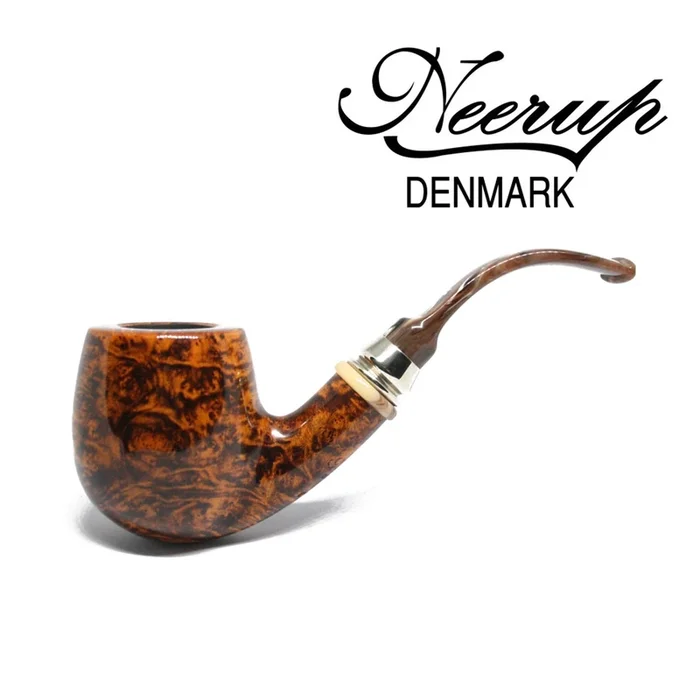 Neerup – Classic Series – Gr 4 Bent billiard (2) Pipe (Smooth)