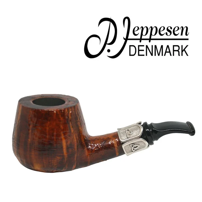 Peder Jeppesen – IDA Boutique GR 3 – Sandblast Silver Detailed Band Pipe