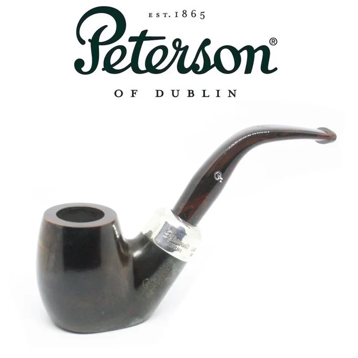 Peterson – Ashford – 304 – Sterling Silver Mount – Fishtail Pipe