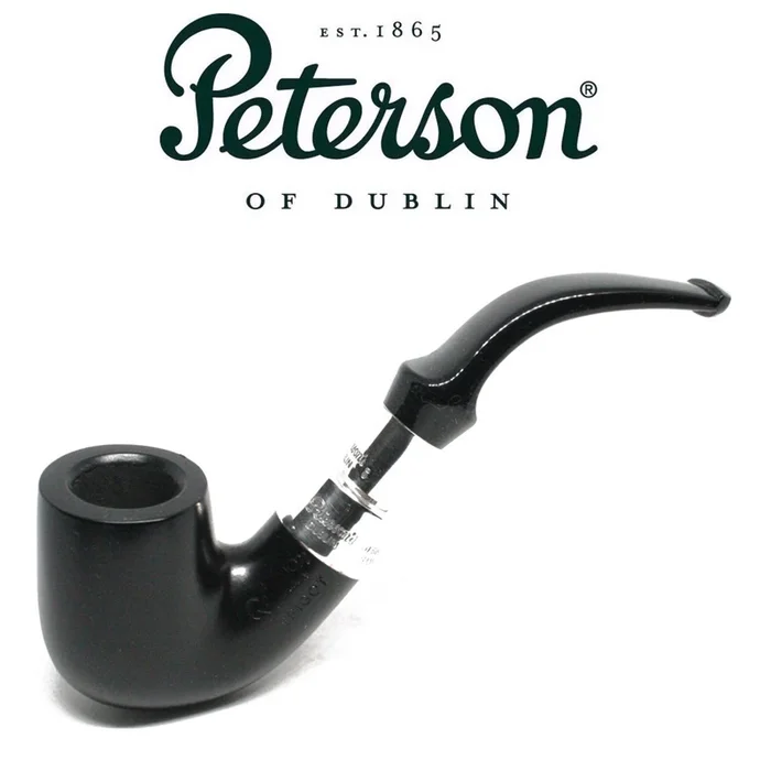 Peterson – Black Sandblast Spigot -338- Sterling Silver
