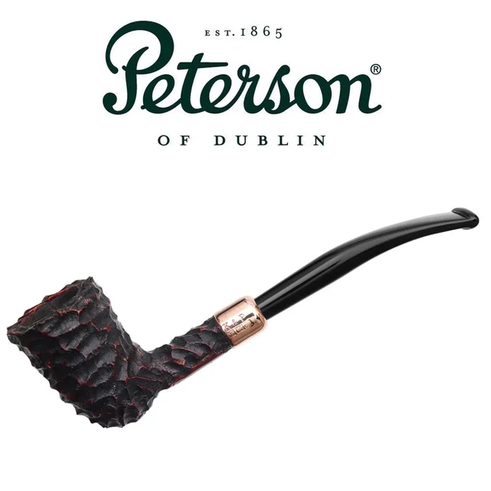 Peterson – Christmas Pipe 2022 – D17 – Copper Army Rusticated Pipe