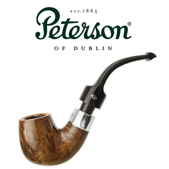 Peterson – De Luxe System 12.5s (Dark Smooth) Silver Mount Pipe