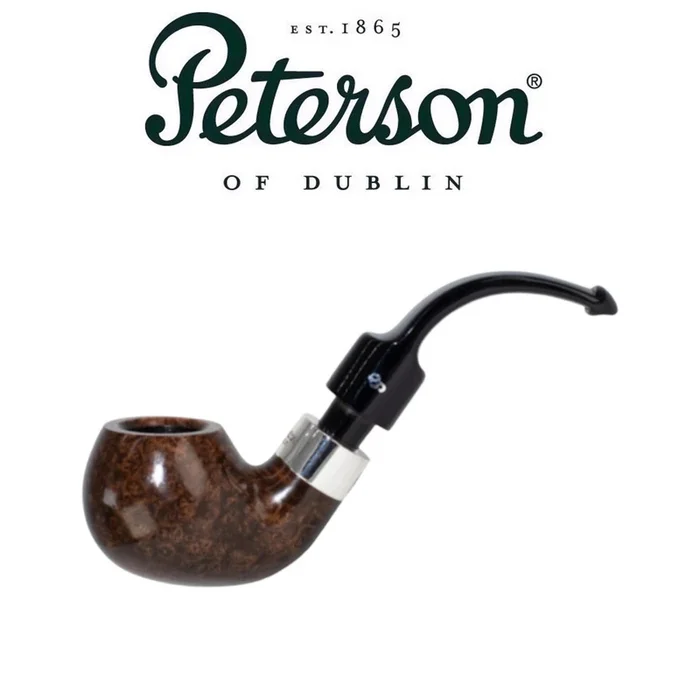 Peterson – De Luxe System 3s Dark Smooth Silver Mount Pipe