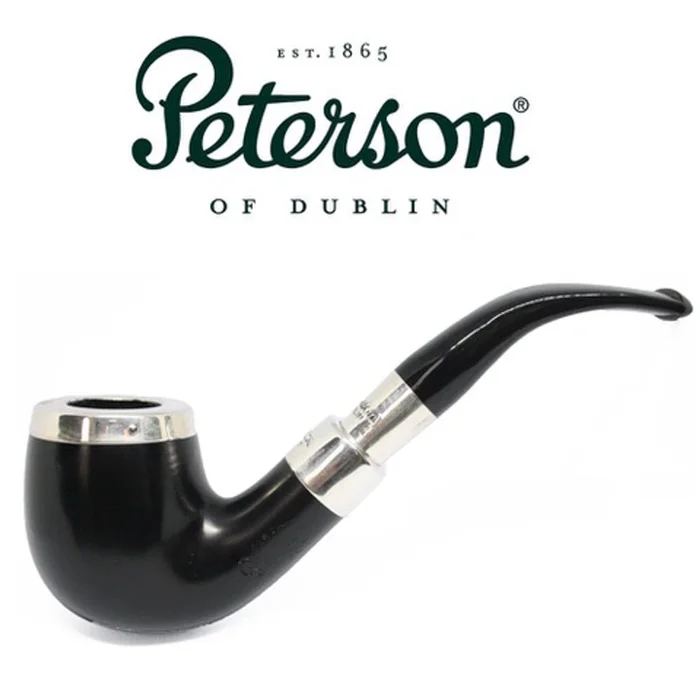 Peterson – Ebony Spigot Silver Cap 69 – Fishtail Pipe