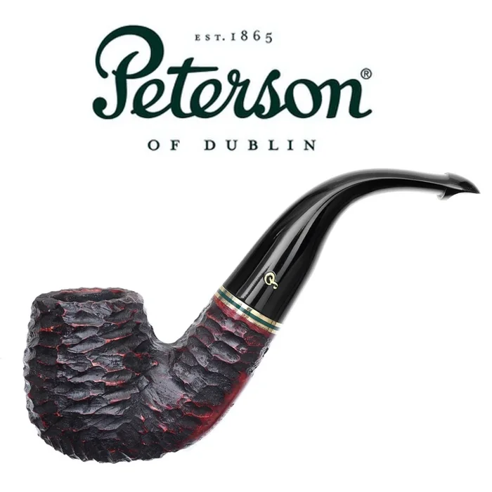 Peterson – Emerald Rusticated X220 – 9mm Filter P-Lip Pipe