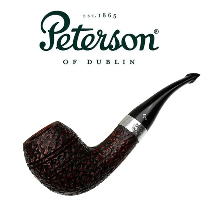 Peterson – Sherlock Holmes Deerstalker – Rustic – 9mm Filter P-Lip Pipe