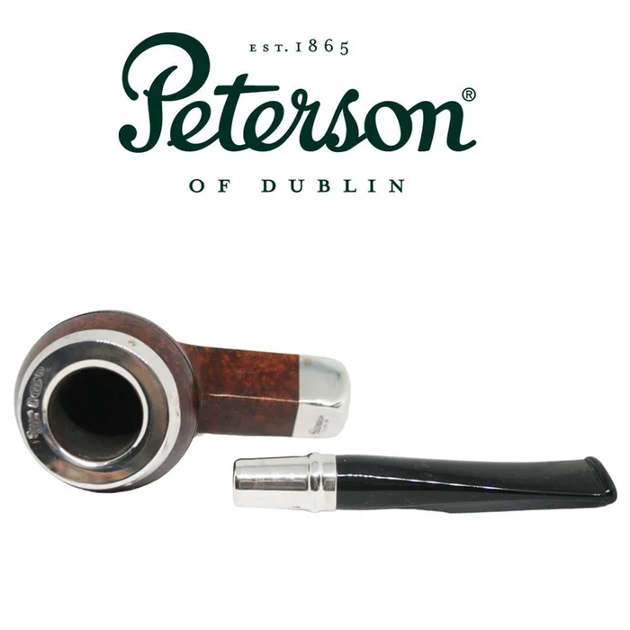 Peterson – Silver Cap XL13 – Silver Spigot – Fishtail Pipe