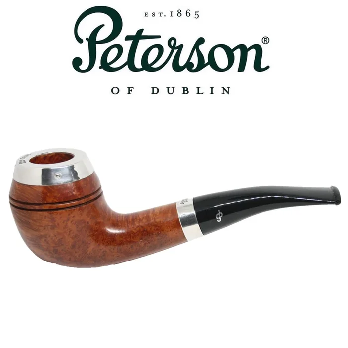 Peterson – XL14 – Smooth (Natural) – Silver Cap – Fishtail – 9mm Filter