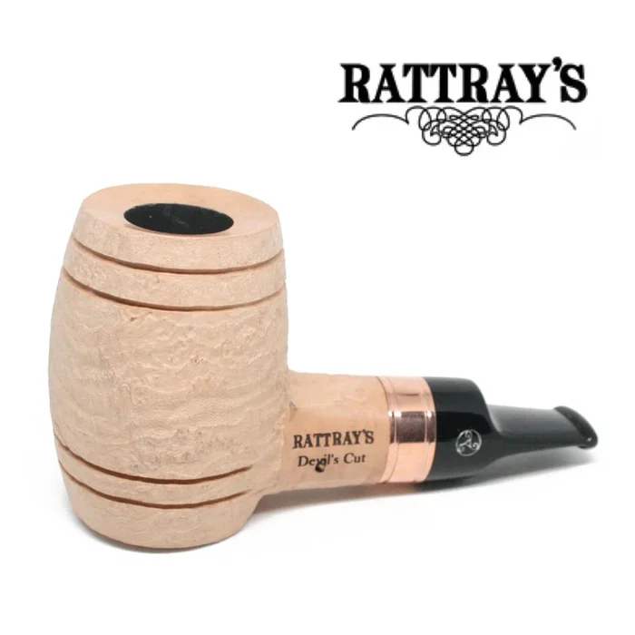 Rattrays – Devil’s Cut – Natural Sandblast – Reverse Calabash – 9mm Filter Pipe