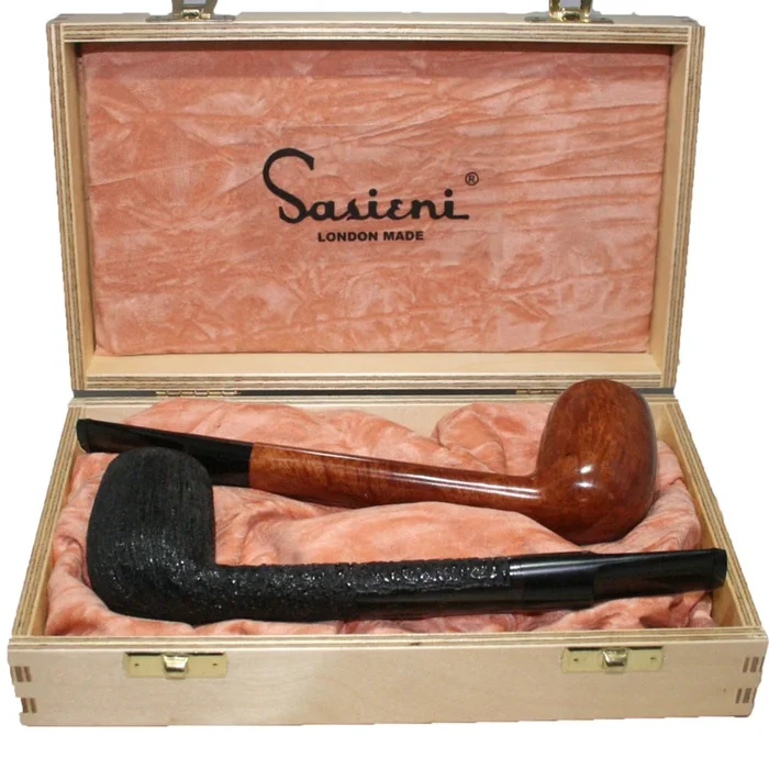 Sasieni – 4 Dot Special Edition – 2 Lovats in Wooden Display Box