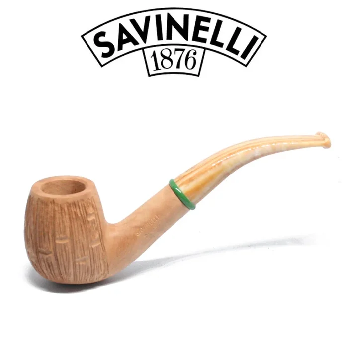 Savinelli – Bamboo Rusticated -602 Pipe – 6mm Filter