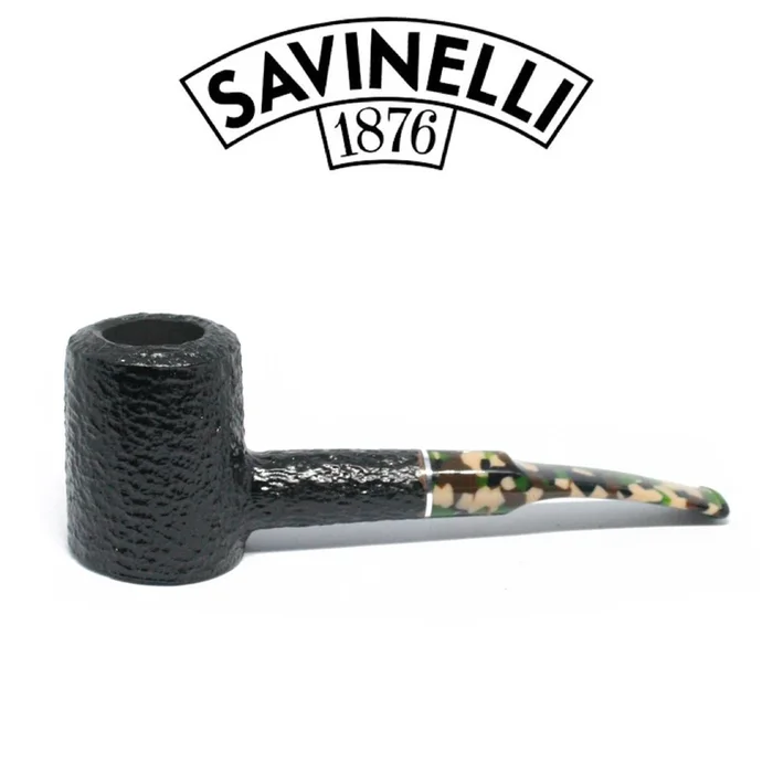 Savinelli – Camouflage Rusticated Black – 310 Pipe – 6mm Filter