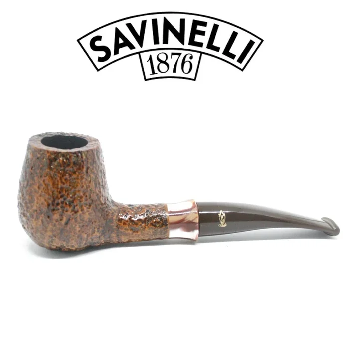 Savinelli – Caramella Rusticated Pipe – 145 – 6mm Filter