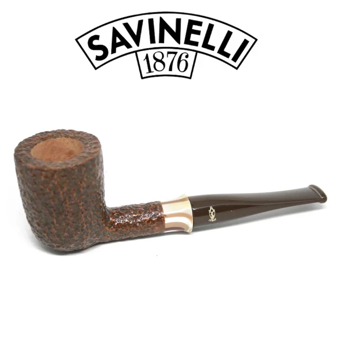 Savinelli – Caramella Rusticated Pipe – 412 – 6mm Filter