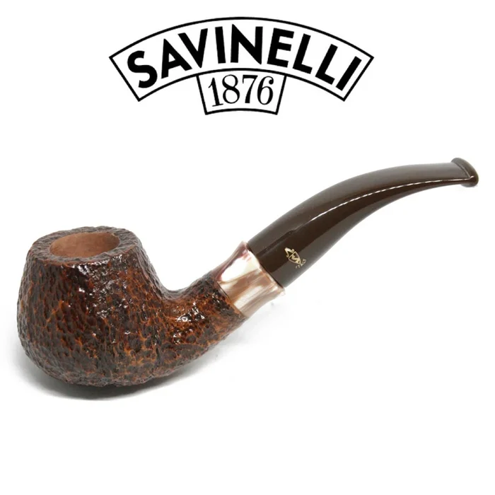 Savinelli – Caramella Rusticated Pipe – 645 – 6mm Filter