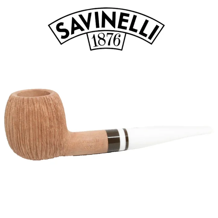 Savinelli – Cocco Rusticated Natural Pipe – 207 – 6mm Filter