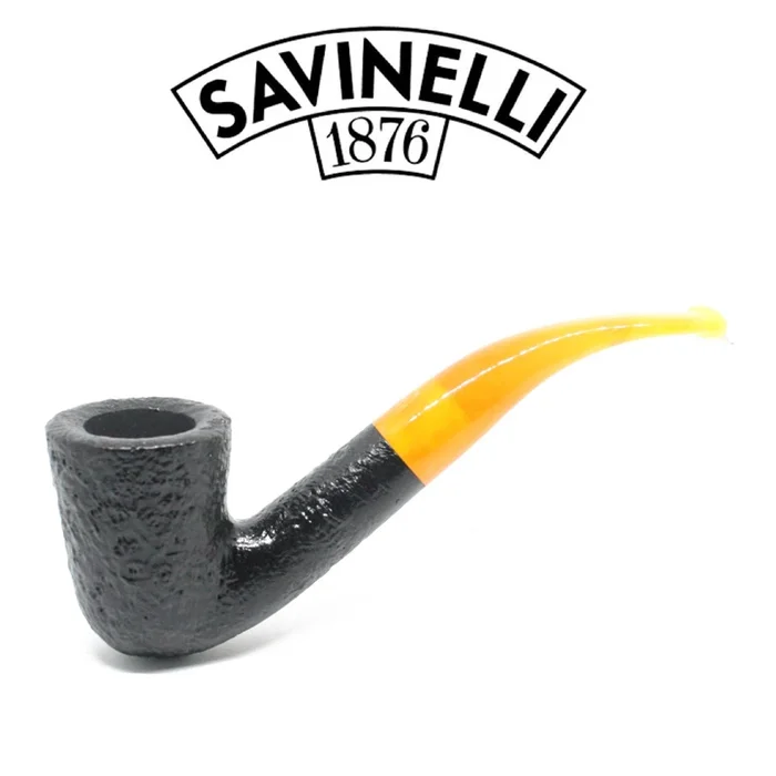 Savinelli – Cocktail 611 – Yellow Stem – 9mm Filter Pipe